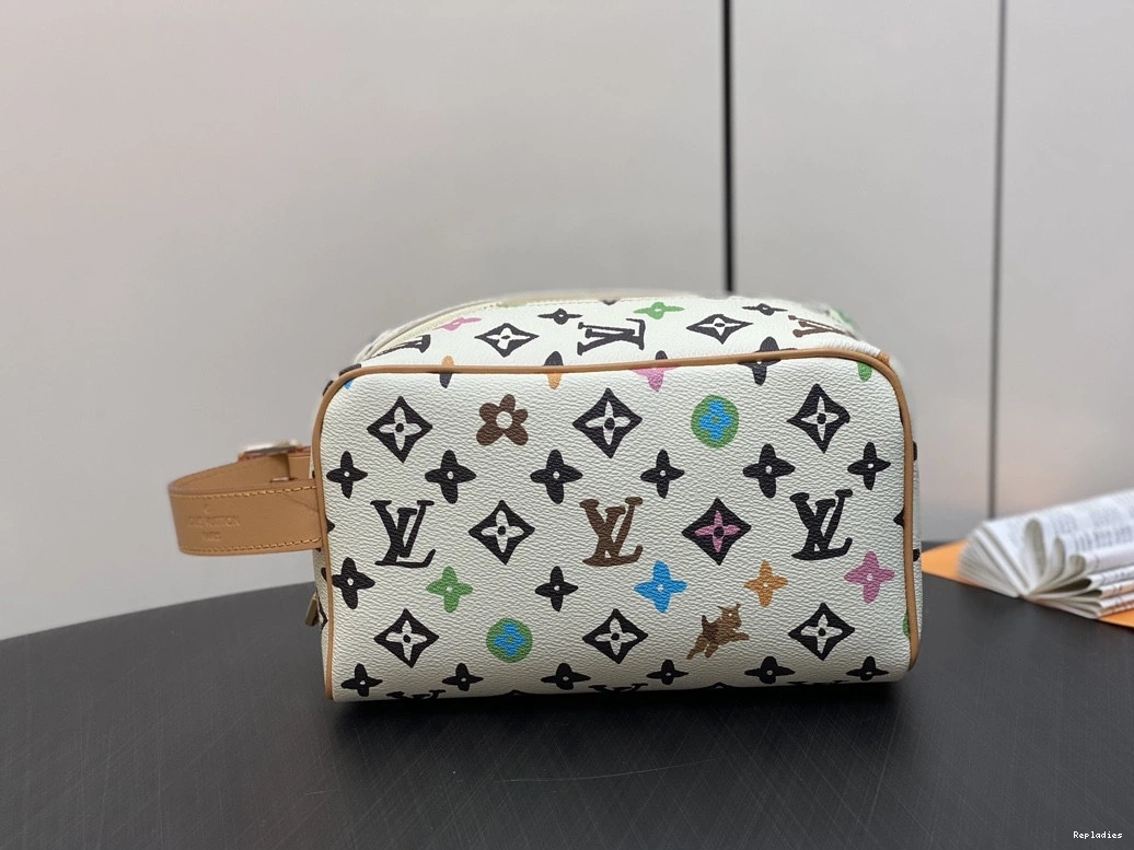 Rep ladies VUITTON LOCKER bag-23*13*12CM LOUIS KIT DOPP 0727